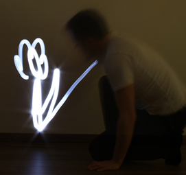 les débuts de Romain en lightpainting